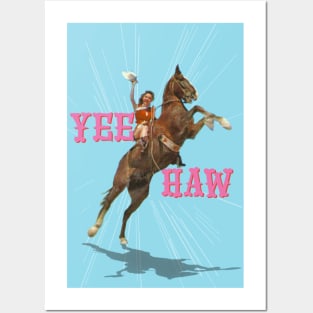 YEE HAW Posters and Art